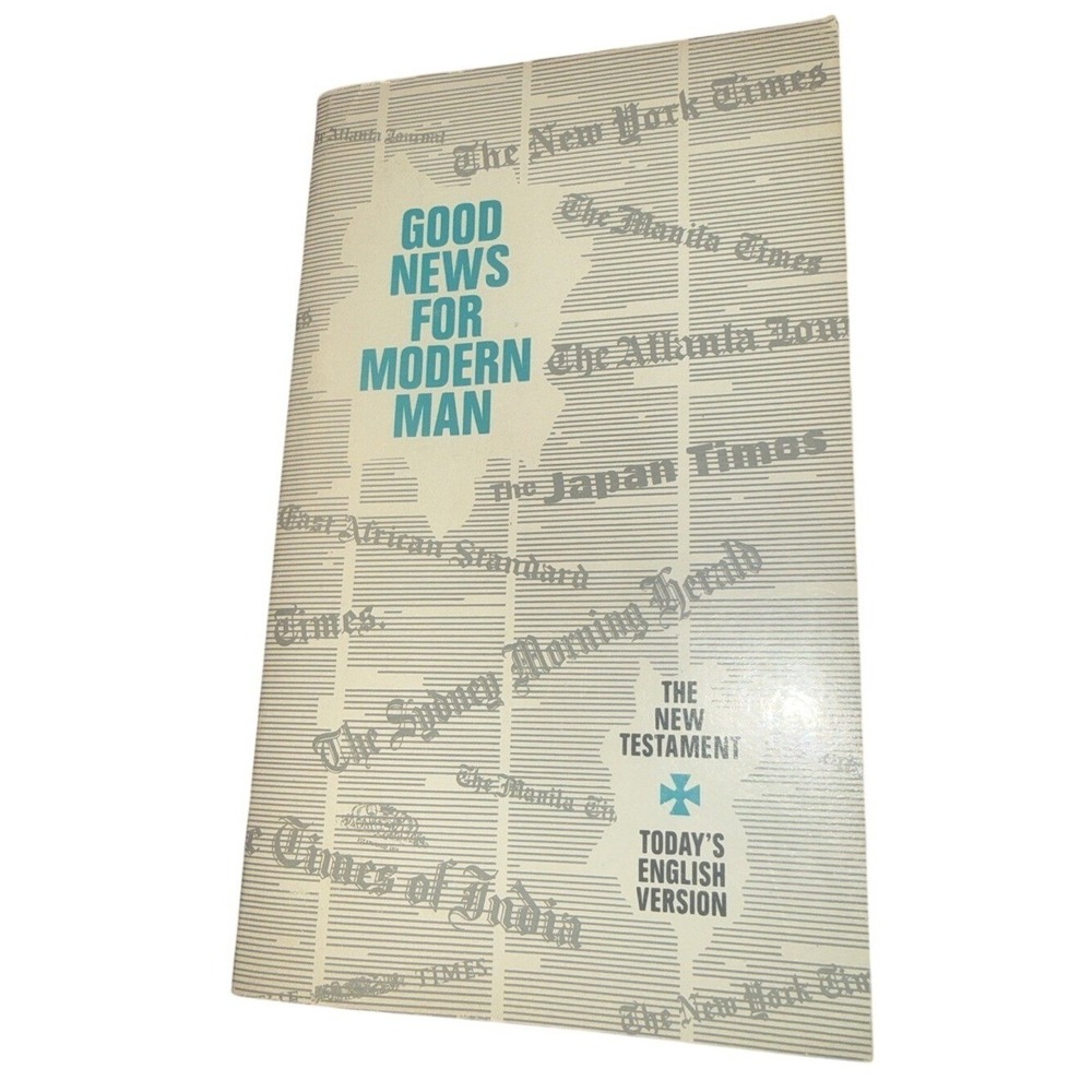 Good News for Modern Man The New Testament Todays English Version Paperback 1971